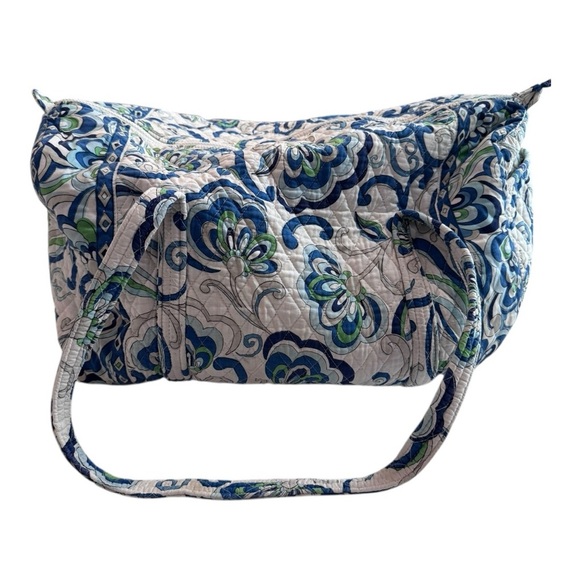 Vera Bradley Handbags - Vera Bradley Mediterranean White Duffle Bag